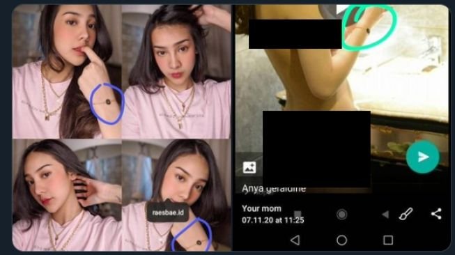 Kini Giliran Foto-Foto Syur Mirip Anya Geraldine Trending di Twitter