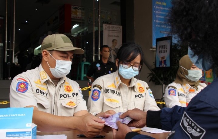 Denda tak Bermasker Capai Rp 2,5 Juta