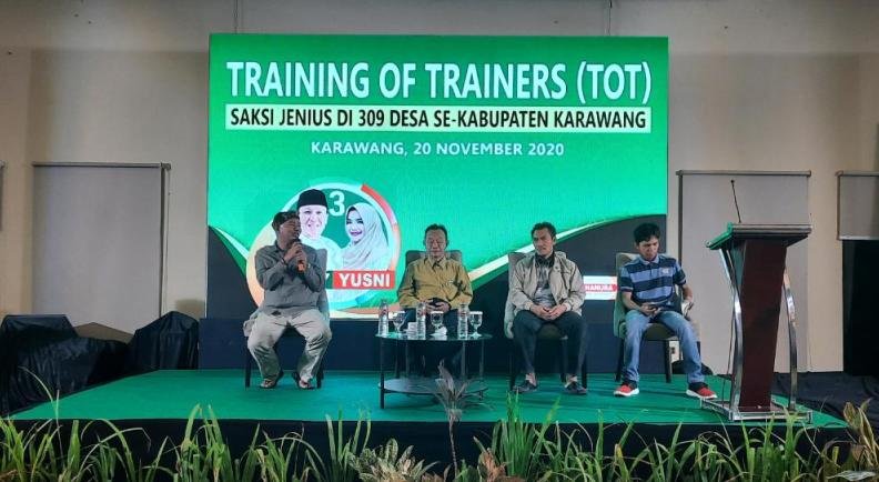 Didik 4.451 Saksi TPS  dan Sebar 900 Ribu Kartu PUMR, Tim Jenius Klaim Paling Siap Menang di Pilkada Karawang