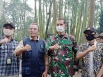 Tim dari Kantor staf Presiden melakukan peninjauan penangan hulu Sungai Citarum untuk melihat progres pengerjaan program Citarum Harum.