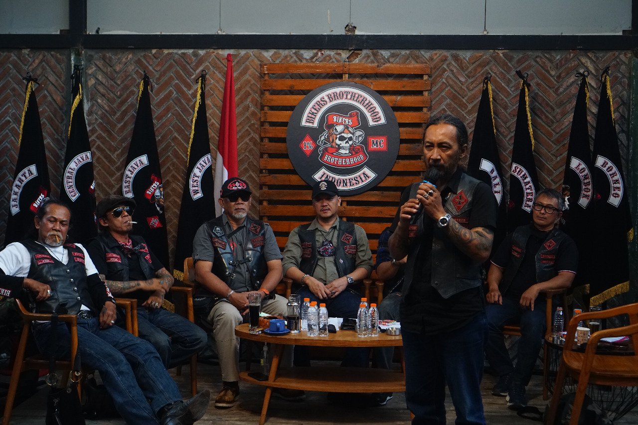 Pegi Diar Kembali Terpilih Menjadi El Presidente BB1%MC Indonesia