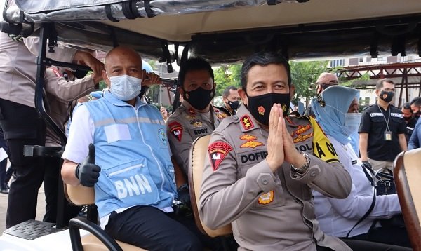 Jelang Akhir Tahun, BNNP Jabar Musnahkan Barbuk Sabu