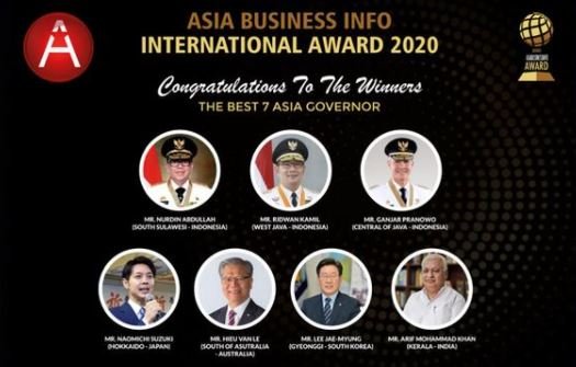 Ridwan Kamil Satu dari Tujuh Gubernur Terbaik di Asia