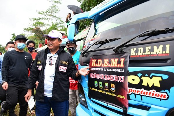 Sopir Elf Diminta Melek Covid-19