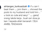 Permaisuri Malaysia Naik Pitam, Foto Sang Suami Dihina Akun @bukan_bangjago