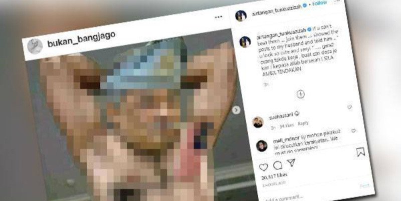 Permaisuri Malaysia Naik Pitam, Foto Sang Suami Dihina Akun @bukan_bangjago