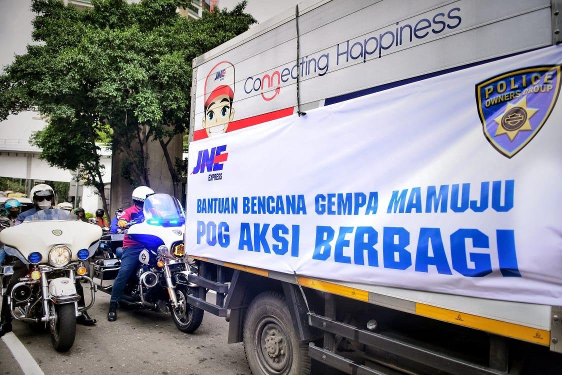 Perkuat Solidaritas, Komunitas Otomotif Bantu Korban Gempa