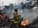 22 Kios Onderdil Motor Cinambo Bandung Ludes Terbakar