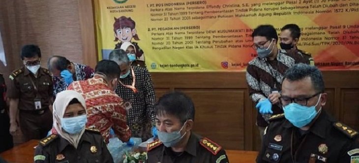 Kejari Bandung Kembalikan Rp10 Miliar Uang Korupsi