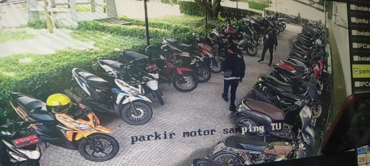 Sedang Liputan, Motor Wartawan Tribun Jabar Digondol Maling