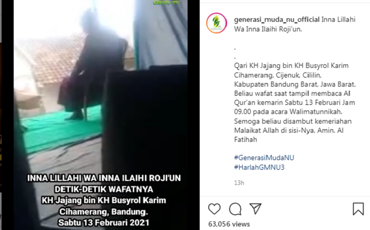 Masya Allah, Kiai di Bandung Barat Wafat saat Lantunkan Ayat Suci Al Quran