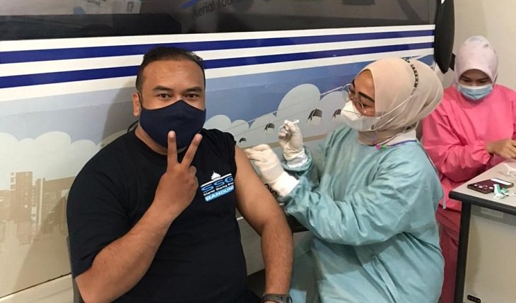 316 Pekerja Media di Bandung Disuntik Vaksin Covid-19