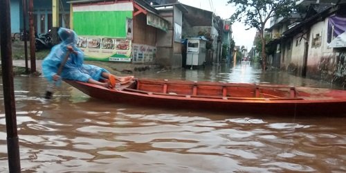 4 Wilayah di Kabupaten Bandung Terendam Banjir Akibat Hujan Deras Cukup Lama
