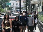 Cosplayer di Jalan Asia Afrika 