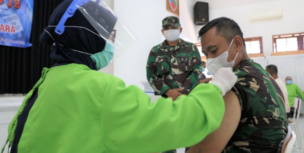 Lanud Husein Sastranegara Dukung Program Pemerintah Mempercepat Penanganan Covid-19