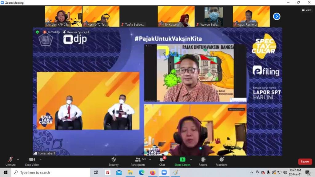 Spectaxcular Jabar I : Sukseskan Vaksinasi, Lapor SPT Hari Ini