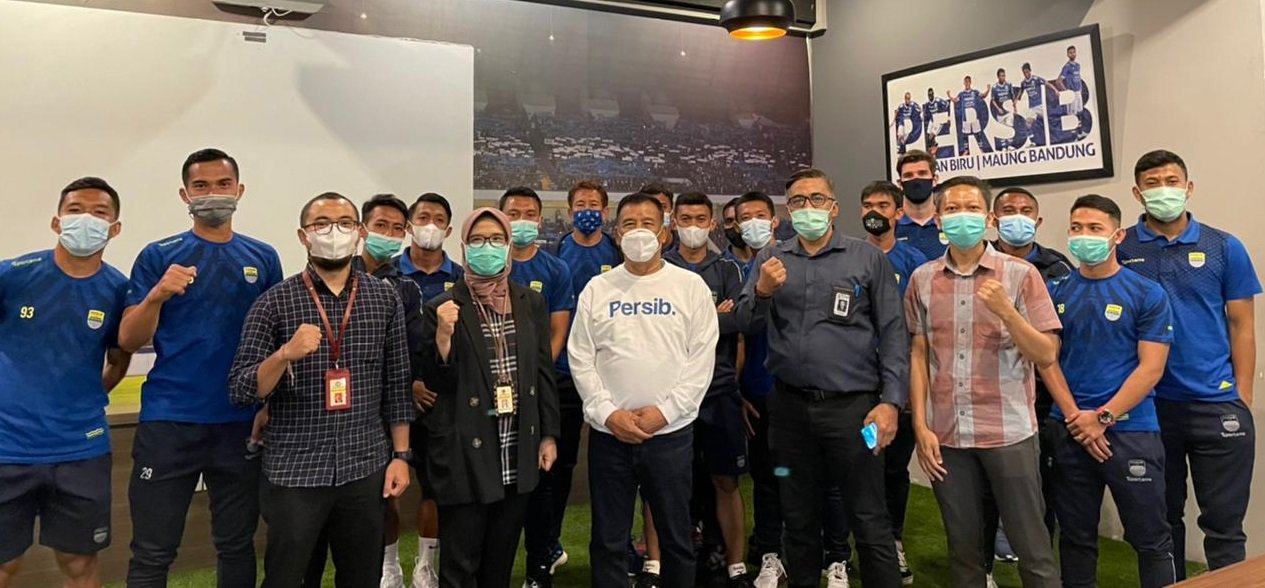 Jempol! Tim Persib Bandung Lapor SPT Tahunan