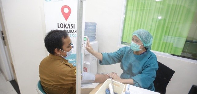Vaksinasi Covid-19 Pelayan Publik di Kabupaten Bandung Dimulai