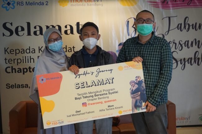 Pasangan Alifia dan Ival Dapat Kesempatan Program Bayi Tabung Gratis