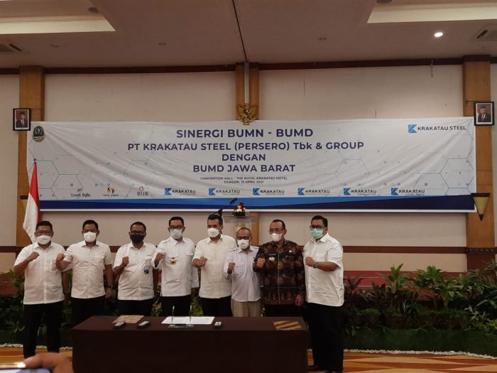 Ridwan Kamil Menjajaki Kerjasama BUMD dengan Krakatau Steel