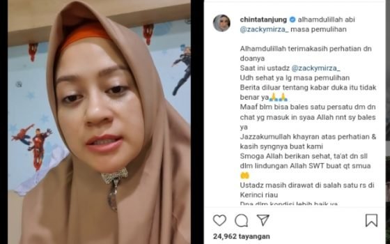 Ustad Zacky Mirza Alami Pengentalan Darah dan Peumonia