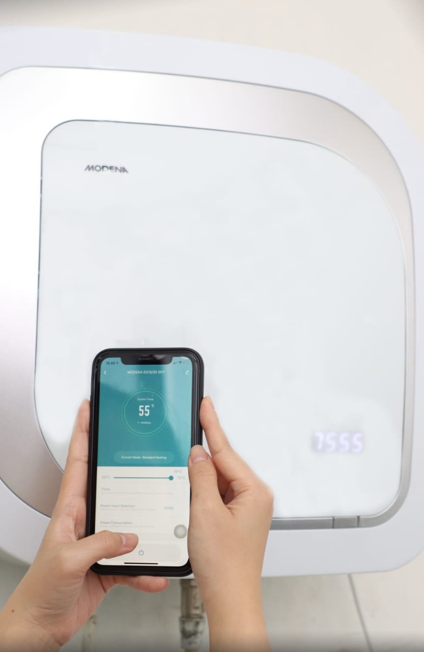 MODENA Luncurkan Produk Water Heater ES 15 SKY & ES 30 SKY dengan Teknologi IoT