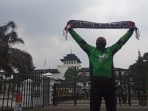 Prihatin dengan Kondisi Palestina, Ojol Lakukan Aksi dan Galang Dana