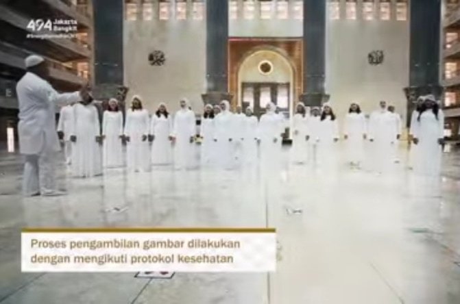 Viral Paduan Suara Nyanyi di Masjid Istiqlal, Begini Klarifikasi Pemprov DKI