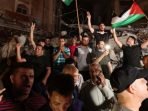 Sukacita Warga Gaza, Ribuan Orang Turun ke Jalan Rayakan Gencatan Senjata Israel dan Hamas