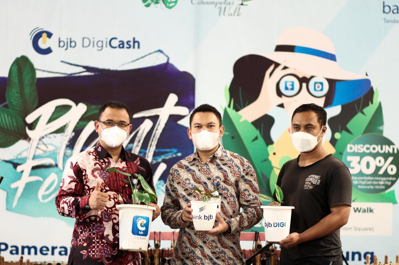 Dukung Transaksi Cashless, bank bjb Gelar Digicash Plant Festival
