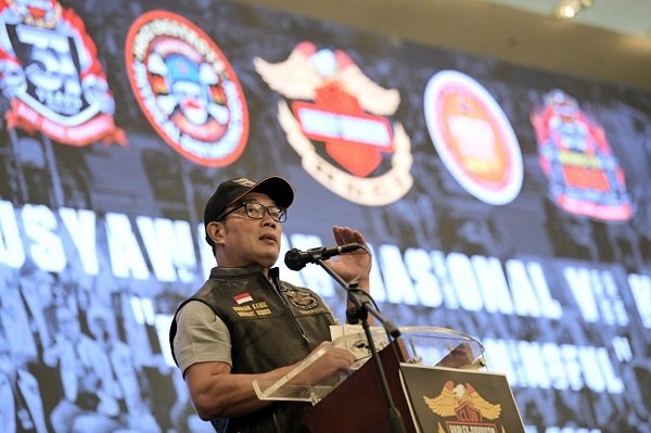 Ridwan Kamil Diangkat Jadi Anggota Kehormatan Harley-Davidson Club Indonesia