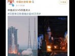 Roket China Jatuh di Samudra Hindia