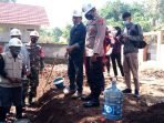 Peletakan Batu Pertama Pembangunan TPS 3 R Desa Sukamanah Berjalan Sukses