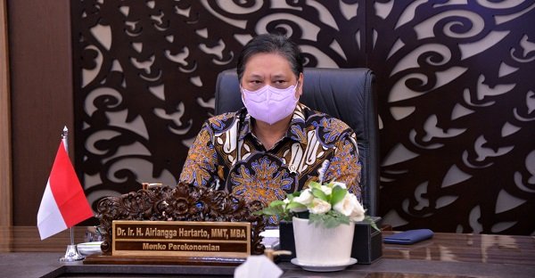 Airlangga: Sektor Industri dan Perdagangan Dorong Pertumbuhan Ekonomi Kuartal IV 2021