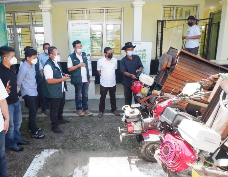 PT Migas Hulu Jabar ONWJ Salurkan Mesin Pertanian
