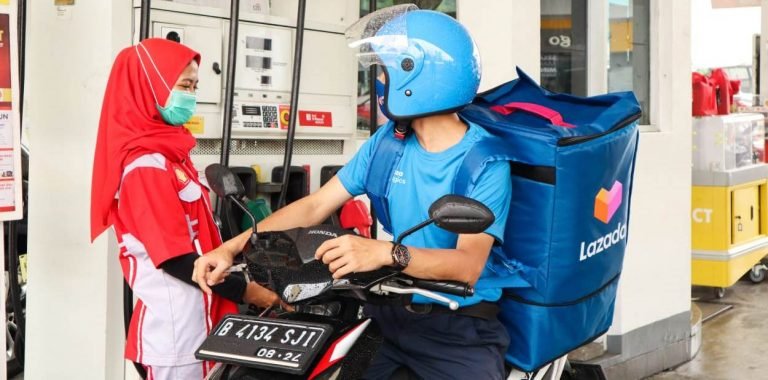 Bantu Mobilitas Mitra Kurir Lebih Aman dan Andal, Lazada Logistics Gandeng Shell Indonesia