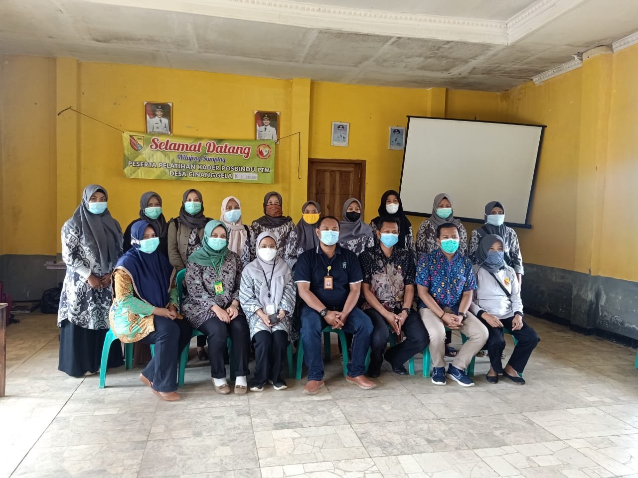 Gugus Tugas Penanggulangan Covid-19 Cinanggela Kompak Maksimalkan Tupoksi