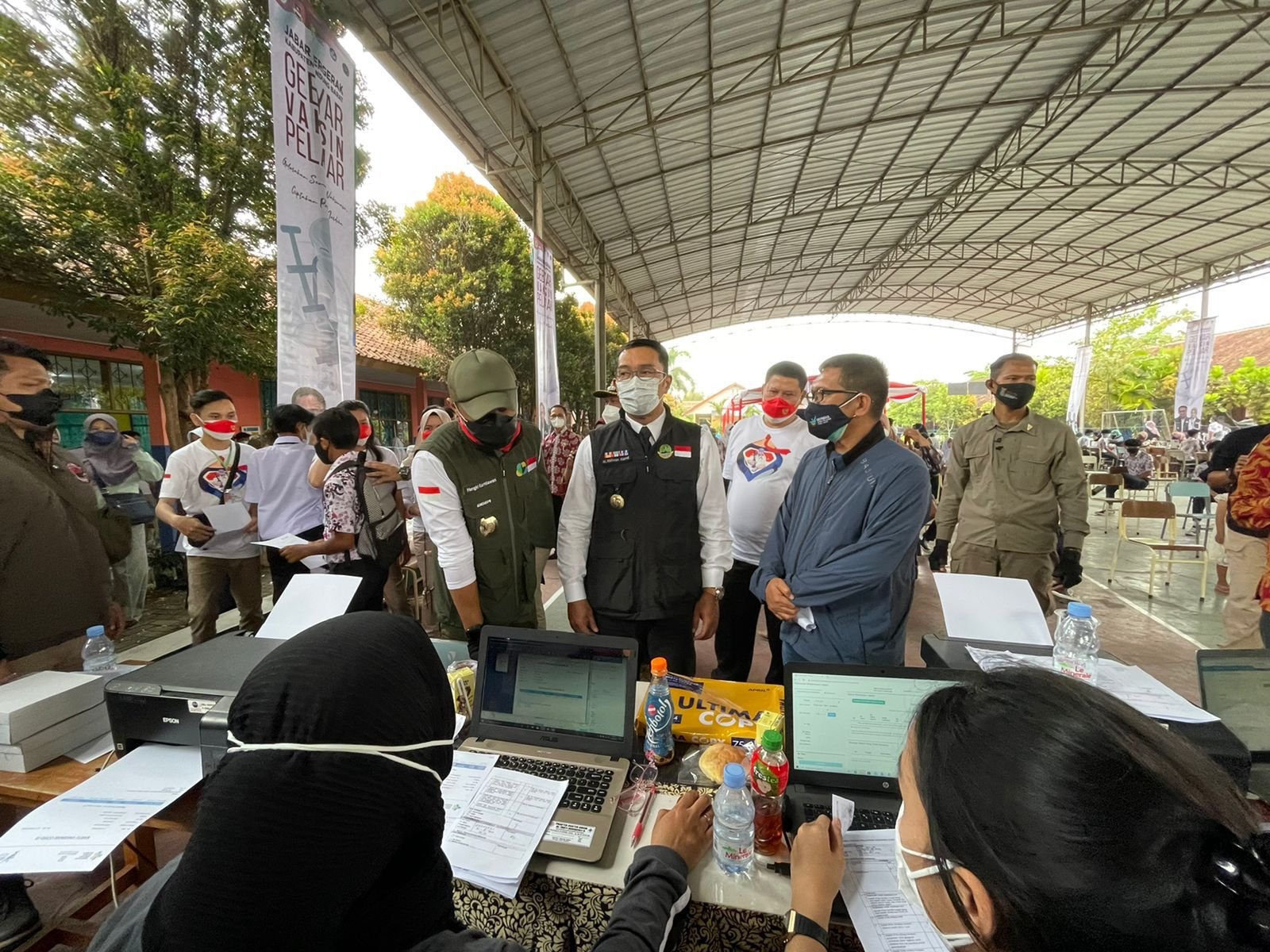 bank bjb Dukung Vaksinasi Pelajar di Kabupaten Bandung Barat