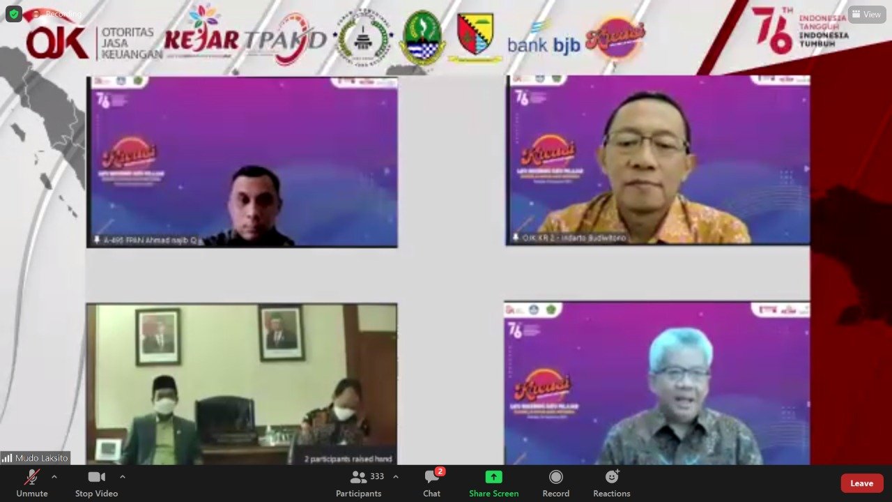 OJK KR 2 Jabar Gelar Webinar dan Lomba Kreasi