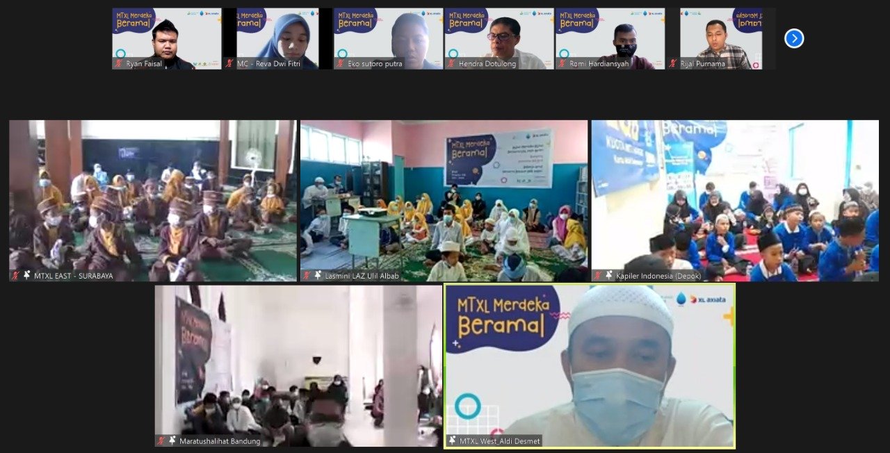MTXL Salurkan Bantuan untuk Ratusan Anak Yatim