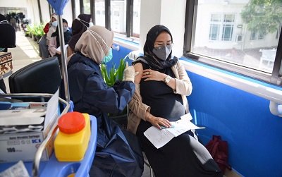 Ratusan Ibu Hamil dan Menyusui Ikuti Gebyar Vaksinasi Covid-19 di Kabupaten Bandung