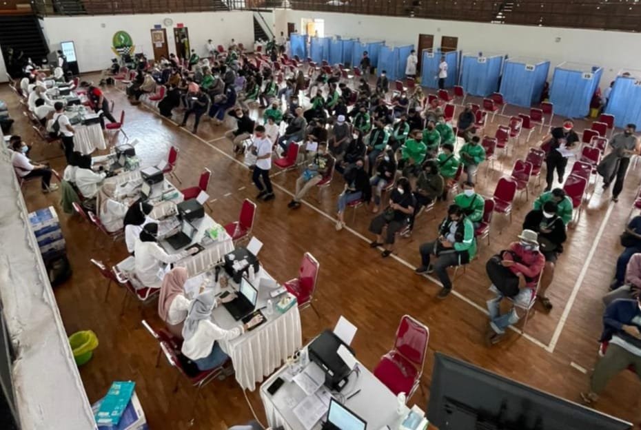 Vaksinasi Covid-19 Massal Hasil Kerjasama BB1%MC dan JQR Sasar 3.000 Orang