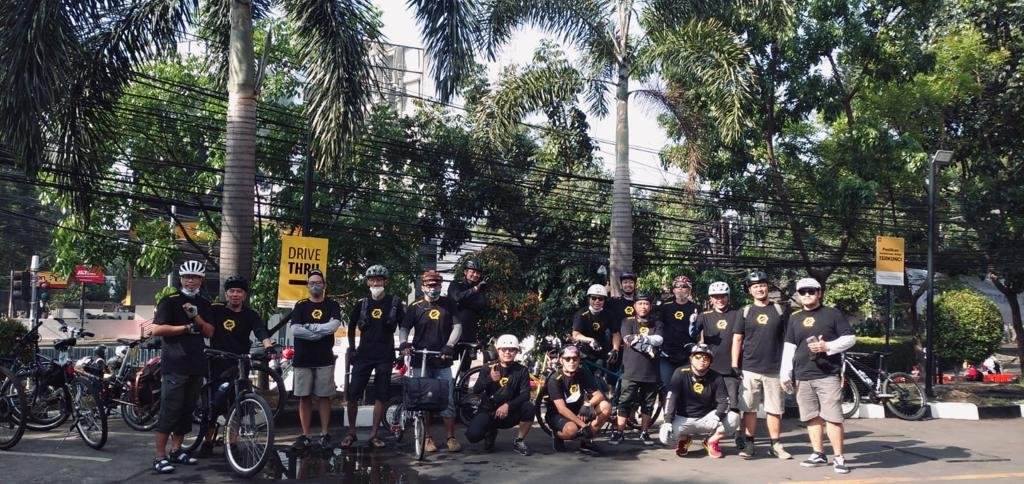 Peluncuran Komunitas Sepeda Archipedalog Berolahraga Sambil Berdonasi
