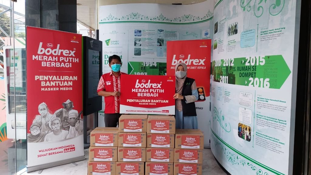 Dukung Pengendalian Covid-19, 2,5 Juta Masker Dibagikan pada Masyarakat