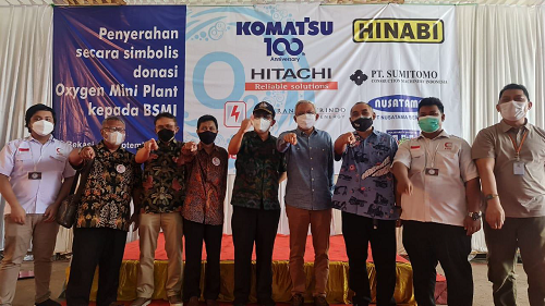 Superconnection Indonesia Salurkan Bantuan Oxygen Mini Plant pada BSMI