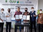 Bank bjb dan Kelompok Ternak Haji Aang Gunawan Sepakati Budidaya Penggemukan Sapi