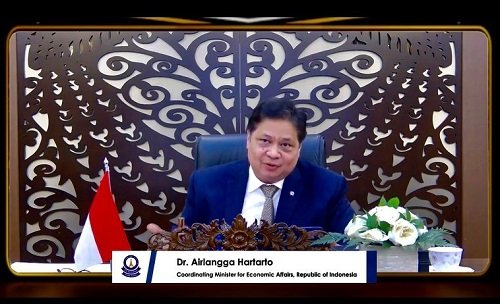 Menko Airlangga Raih Priyadarshni Academy Global Award