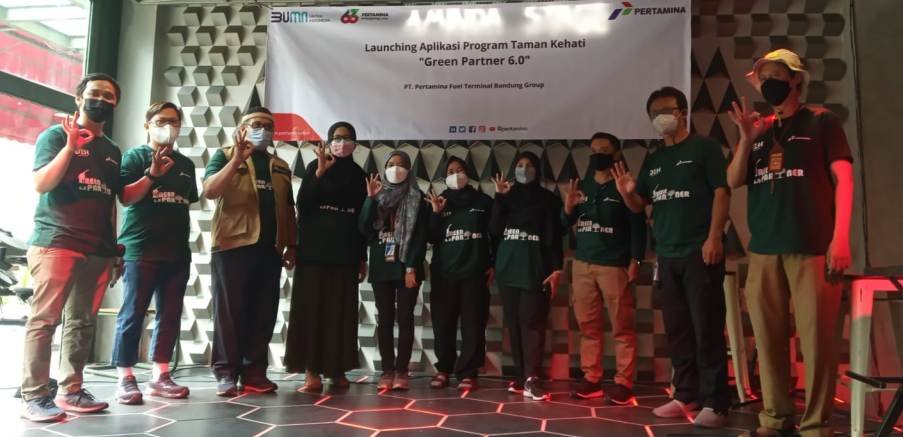Pertamina  Fuel Terminal Bandung Group dan DLH Jabar Resmikan Greenpartner 6.0