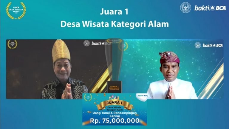 Penganugerahan BCA Desa Wisata Awards 2021