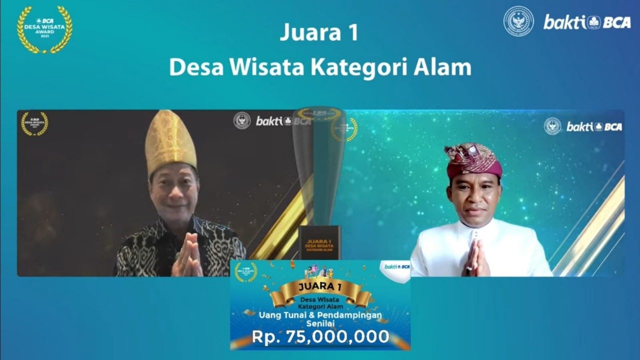 Penganugerahan BCA Desa Wisata Awards 2021